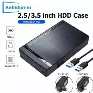 3.5인치 HDD 케이스 SATA to USB 3.0 어댑터 외장 하드 드라이브 인클로저 2.5인치/3.5인치 SSD 용 450Mb/s