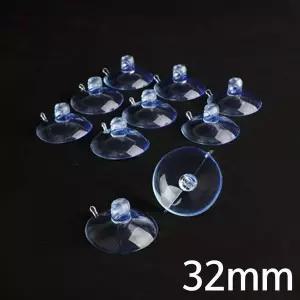 32mm 흡착판 큐방 10P X10개 흡착고무 유리부착 압착