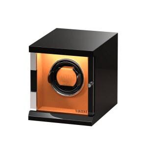 VANTENT 특허 디자인 시계 와인더, LED 시계용 모터가 조용한 있는 자동 조명, 마감 빛나는