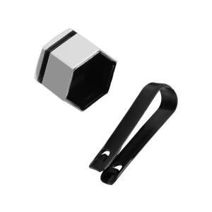 20pcs 자동차 바퀴 너트 캡 허브 나사 커버 17mm 볼트 림 외부 장식  소켓 보호 방진