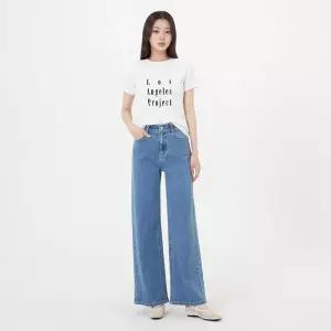 백화점판 LAP 랩 속밴드 워싱 세미 와이드바지 팬츠(AR7DP163) 315841