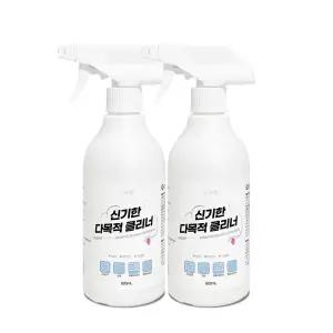 신기한방 신기한 다목적 클리너 500ml X 2개 주방청소 가스렌지 기름때제거 화장실청소