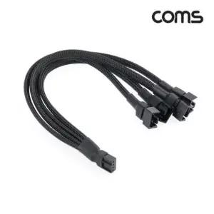 쿨러케이블 COMS PWM 4핀 쿨러 4분배 케이블 Y형 25cm 12V쿨러