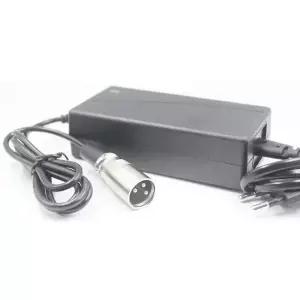 36V 18650 배터리 팩용 충전기 3 핀 XLR 소켓 커넥터 42V 2A 42V2A