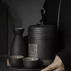 사케잔도쿠리세트 사케 중탕기 선물 잔 데우기 컵 세트