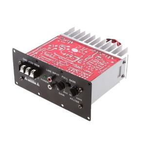 자동차 오디오 플레이어 앰프 서브우퍼 메탈 베이스 스피커 모듈 12V 차량용 강력한 사운드 시스템
