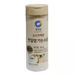 청정원 천일염 가는소금 190g