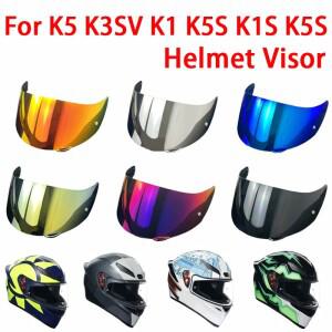 AGV K5 K3SV K1 Visera Casco 모토 바이저 헬멧 UV 보호용 바이크 오토바이 쉴드