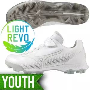 미즈노 유소년야구화 라이트 레보 화이트 mizuno 11GP222201WT 주니어야구화