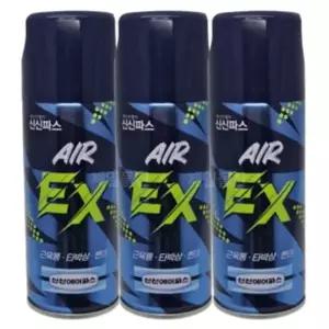 신신제약 에어파스 EX 200ml 쿨링 근육통 진통 스프레이 3개
