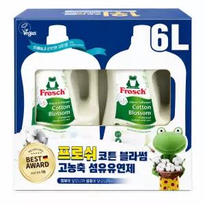 프로쉬 코튼 블라썸 섬유유연제 3L X 2개 코스트코 친환경