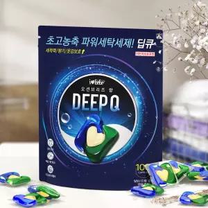 아이러브베베 딥큐 오션브리즈 캡슐세제 100개입 3in1/대용량/실내건조/드럼 일반 겸용