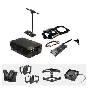 런캠 XF C-20T / C-20D FPV 짐벌 마운트 키트(FPV 헤드 트래킹 송신기 RX 쿨 팬 DJI O3 O4 PRO와 호환 안테나 워크스네일 아바타 RC 카용 달빛 비행기 드론 포함)