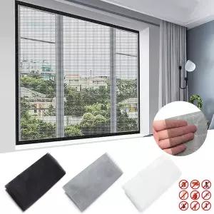 모기장 방충망 방충커버 실내 DIY 메쉬 소재 유리 섬유 스크린 모기 벌레 방 커튼 여름 공급 1 계량기