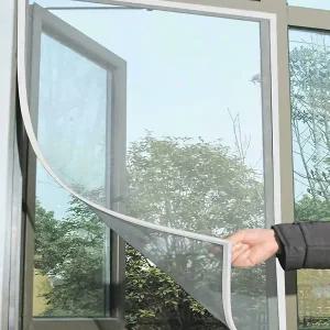 모기장 방충망 방충커버 YITAPE 3PCS DIY 창문 스크린 메쉬 곤충 방지망 자가 접착 테이프가 있는 투명 커