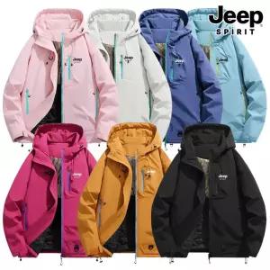지프 JEEP SPIRIT 점퍼 그래핀 후드 집업 캠핑점퍼 방수 자켓 아웃도어 패딩 방한 등산 여성 남성 커플 남자 여자 JP8870