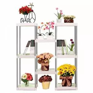 고품질 TBZ 8단 화분장식 인테리어 진열대 82X29X93.5cm 화분다이 베란다화분대 화분진열대 WFNINKE