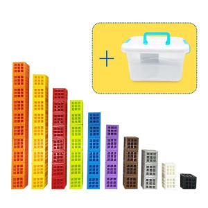 아이스크림몰 연결큐브 100pcs (수막대, 보관 케이스 포함)