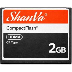 구형 DSLR 카메라, 전문가용 카메라, HD 캠코더, 산업 장비 및 음악 샘플러를 위한 ShanVa 2GB CompactFlash Card u2013 UDMA CF 메모리 카드