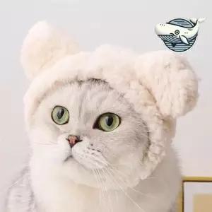 귀여운 털모자 강아지 고양이 소형 애완동물 강아지모자 애견모자 강아지겨울옷