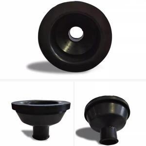 자동차 와이어 하네스 시트 금속 구멍, 블랙 방진 고무 피복, 58x3.0mm, 5 개