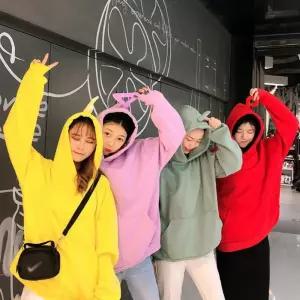 인싸 텔레토비 반티 귀여운 루즈핏 후드티 단체복 보라돌이 나나 뚜비 뽀 우정템
