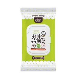 댕냥이 치아 관리 티슈 30매 구강 애견귀 애견눈물티슈 눈티슈