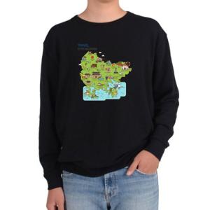 맨투맨 경남 여행지도 TRAVEL MAP 관광 TOUR 여기그림 다양한 사이즈