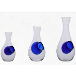 블루홀 도쿠리 유리 글라스잔 사케병 술병 소형 350ml