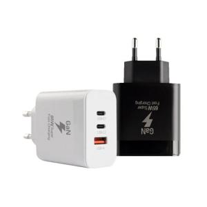 C타입 G POWER GaN PD 65W 초고속 가정용 충전기 1.5M 블랙 3포트 스마트폰 태블릿 배터리 휴대 아답터