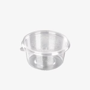 투명 원형 샐러드 포장용기(400ml) 뚜껑포함 600개SET