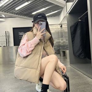 3컬러 여성 베이직 조끼패딩 WS-JP21
