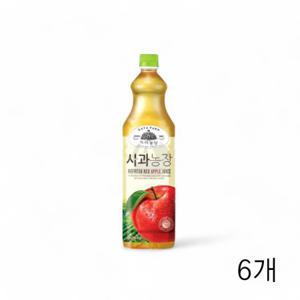 가야농장 사과농장 주스 1.5L X 6개 과일주스 사과드링크 과일맛음료 사과주스 (반품불가)