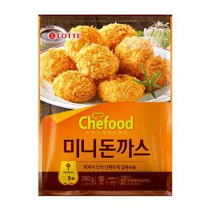 롯데 쉐푸드 미니돈까스 380g X 3개(냉동)