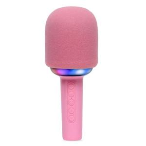 블루투스노래방마이크 휴대용 블루투스 무선 에코 마이크 핑크