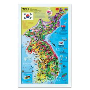 바니랜드 과학교구 우리나라 지도 자석 퍼즐