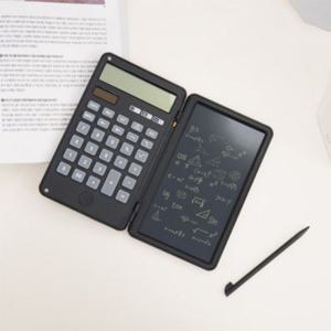 Coms 2 in 1 전자 계산기 메모패드 메모판 전자노트