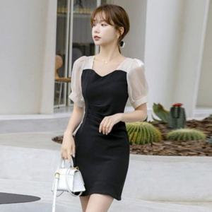 걸스 롱드레스 결혼식 세미정장 상견례 미니멀사이즈 숏티 릴렉스 봄원피스 하절기오피스 이지 돌잔치 드레