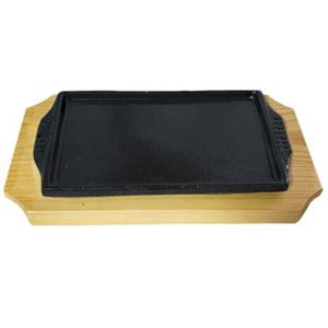 주물 사각 스테이크 장어 요리 철판 콘치즈 구이 팬 판 3호 그릇 업소용