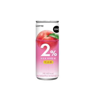 롯데 2%부족할때 복숭아 240ml 30캔(제로)