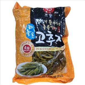 대용량 고추지 4kg 업소용 하늘초 고추지 밑반찬 절임류 매콤