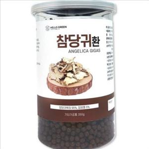 국산 참당귀환 건강 뿌리환 통환 350g