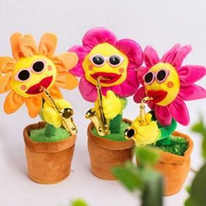 움직이는 춤추는 해바라기 인형 노래 음악 해바라기 인형 코믹 선물용