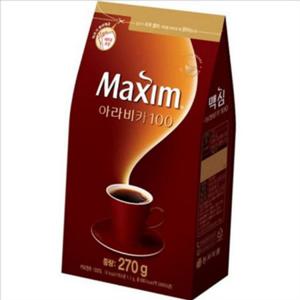 고급 맥심 아라비카 커피 인스턴트 맥심 아라비카 리필 100 폴리페놀