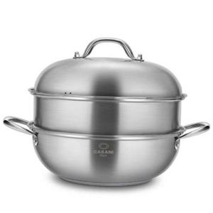 대용량 인덕션 찜 냄비 28cm 스테인리스 스텐 찜 냄비 만능