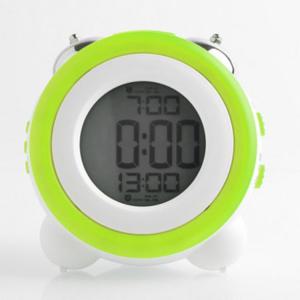 스마트 LED 탁상시계 해머벨 듀얼 알람 자명종 인테리어 시계