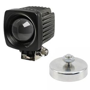 LED 작업등 작업차량 포인트램프 서치라이트 안전 보조등 화이트 고정자석 실버 48mm