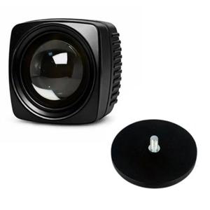 LED 작업등 작업차량 포인트램프 서치라이트 산업 안전 보조등 레드 고정자석 88mm