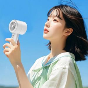 휴대용선풍기 BLDC모터 터보 팬2 휴대용 충전식 LCD 선풍기 손선풍기 UNF3K 100단