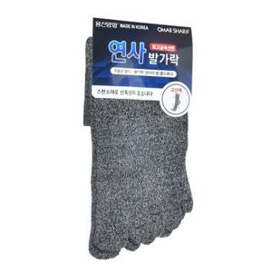 무좀예방 최고급 면 고신축 신사 연사 발가락 양말 SN2211-0089